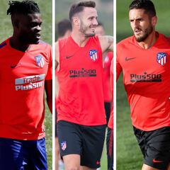 Competencia máxima en el centro del campo del Atlético