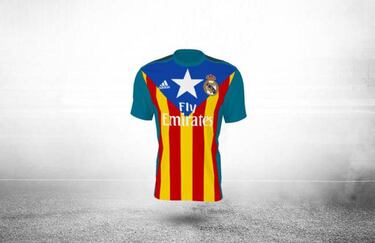 Adidas tolera que una camiseta del Real Madrid sea blaugrana