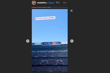 James Rodr¨ªguez y Shannon de Lima, amor tambi¨¦n en el Bernab¨¦u