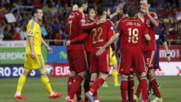 Alvaro Morata no estuvo claro en los pases, pero luchó un balón y anotó el único gol del partido.