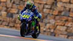 Valentino Rossi en Alca&ntilde;iz.