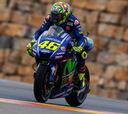 Rossi queda a dos segundos del mejor a sólo 22 días del accidente