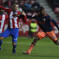 1x1 del Valencia: El Sporting de Gijón retrata a los blanquinegros