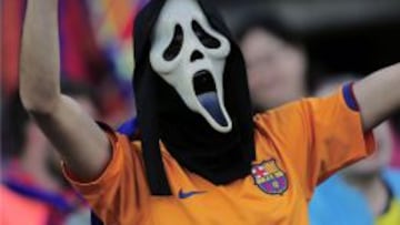 Un aficionado del Barça en una imagen de archivo.