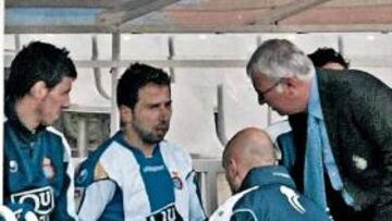 <b>CAMBIO. </b>Tamudo notó molestias ante el Zaragoza, el domingo, y fue sustituido en el minuto 51.