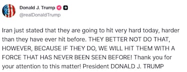 Nueva amenaza de Trump tras confirmar la muerte de Jameneí