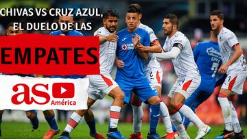 Cruz Azul vs Chivas, el duelo de las igualadas