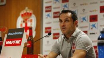 Sergi, en rueda de prensa.