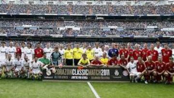 <b>TERCERA EDICIÓN. </b>La temporada pasada se enfrentaron los equipos de veteranos del Madrid y el Bayern Múnich con un Bernabéu a reventar.