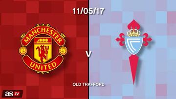 Manchester United vs Celta Vigo in words and numbers