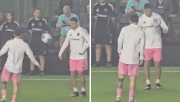 Messi’s insane skill in warm-up with Luis Suárez leaves everyone stunned