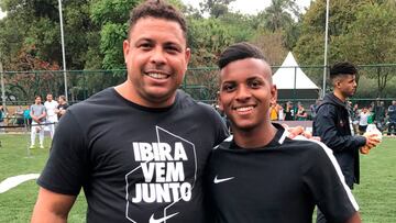 Rodrygo: "No ser¨¦ reserva en el Madrid y Vinicius tampoco"