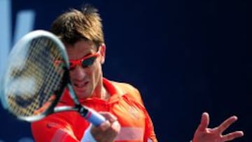 Tommy Robredo, durante el torneo de Shenzhen.