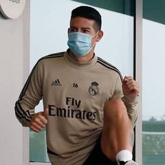 James continúa con su reacondicionamiento físico