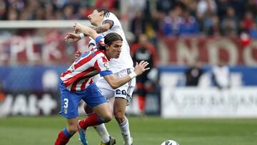 Filipe Luis pide perd車n a Di Mar赤a por mencionar a su esposa
