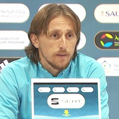 Modric: "Estoy contento con cómo va mi renovación"