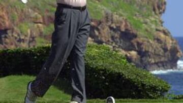 <b>PRIMER LÍDER. </B>Con un golpe de ventaja, Goosen es el primer líder en el paradisiaco campo hawaiano.