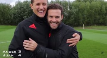 Ander Herrera y Juan Mata.