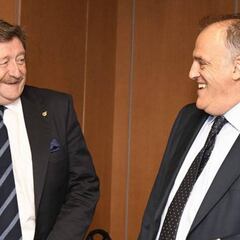 Larrea y Tebas, presentes en la reunión sobre violencia y amaños