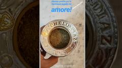 Díaz mostró su regalo más preciado: un mate con su nombre