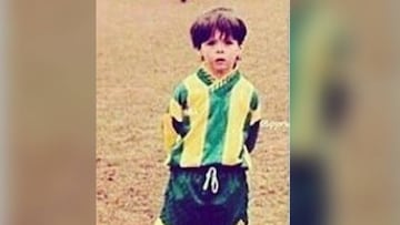 El jugador misterioso durante su etapa como juvenil.