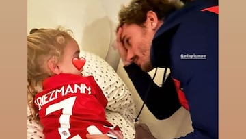 El post-partido más dulce de Griezmann