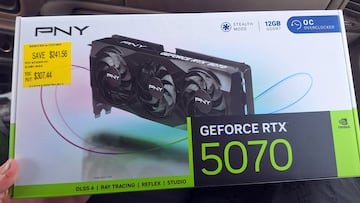 nvidia geforce rtx 5070 gpu tarjeta grafica pny