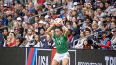 Apr 8, 2023; Austin, Texas, USA; Republic of Ireland Women's National Team midfielder Katie McCabe (11) looks to pass during the second half in a match against the U.S. Women's National Team at Q2 Stadium. Mandatory Credit: Dustin Safranek-USA TODAY Sports