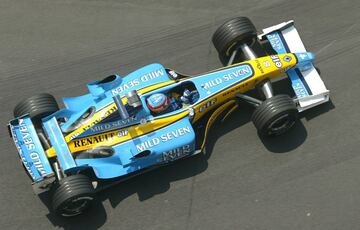 Todos los coches de Fernando Alonso en la F1