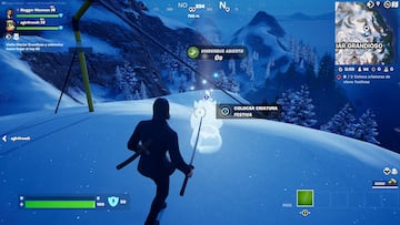 fortnite festival invierno 2023 evento navidad misiones coloca criaturas de nieve festivas