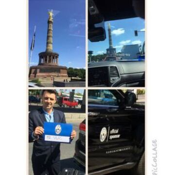 Marcelo Salas llegó a Berlín y un auto de Juventus lo recogió en el aeropuerto.