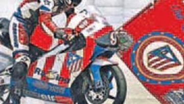 <b>COMO BAUTISTA. </b>El campeón del mundo empezó con el Atlético.