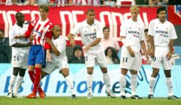 Torres durante el Atlético-Real Madrid del 15 de junio de 2003.
