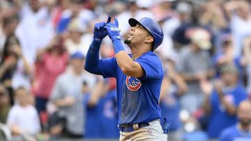 El cubano Yadiel Hern&aacute;ndez y el venezolano Rafael Ortega dieron festival de cuadrangulares en la victoria de Washington Nationals sobre Chicago Cubs.