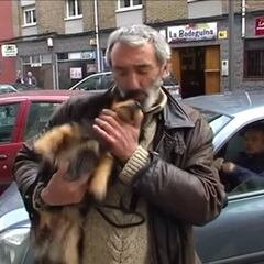 La despedida de Trasgu y su dueño Josín, enfermo en fase terminal