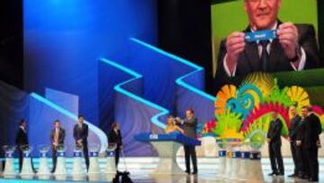 Imagen del sorteo en Salvador de Bahía.