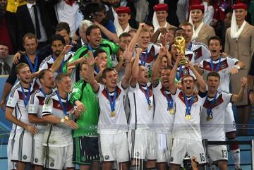 The 2014 World Cup, won by Germany, was a 32-team tournament.