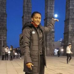 Daniela Caracas, la 'Mi Ñia' que reforzó a Santa Fe frente al Atleti