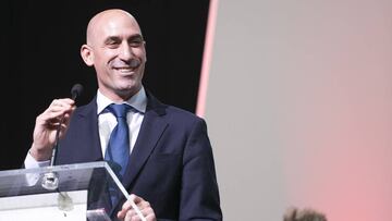 Rubiales, en una comparecencia en la RFEF.