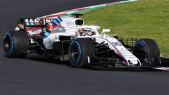 Sergey Sirotkin con el Williams en Montmel&oacute;.