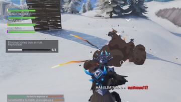 Fortnite Battle Royale - Desafío de la Semana 8 de la Temporada 7: Eliminaciones con armas explosivas