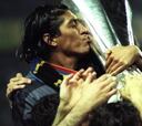 Iván Zamorano y Aros celebraron en la UEFA Europa League