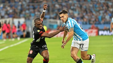Alexis Castillo Manyoma dio asistencia y Edwuin Cetré marcó gol en la victoria de Estudiantes 4-5 sobre Racing en la Liga Argentina.