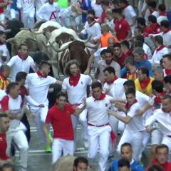 Resumen del emocionante quinto encierro de San Fermín