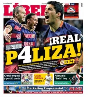 Portadas de la prensa mundial