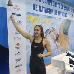 Lidón iguala el récord de 50 mariposa de Ángela San Juan