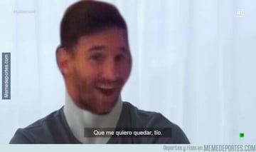 Los mejores memes de la decisión de Messi