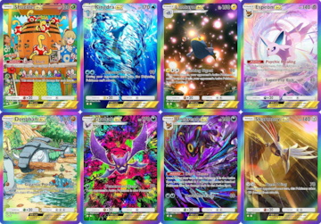 pokemon tcg pocket saber marino y celeste cartas special art rare