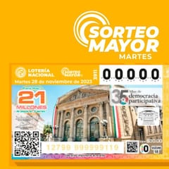 Sorteo Mayor 3911: premios y resultados del martes 28 de noviembre 2023