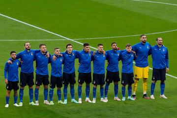 Equipo de la selección de italia.